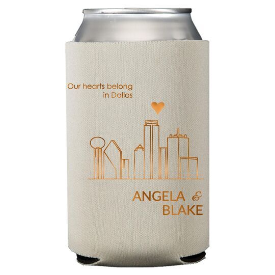 We Love Dallas Collapsible Koozies